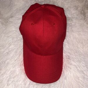 Classic Red Baseball Cap